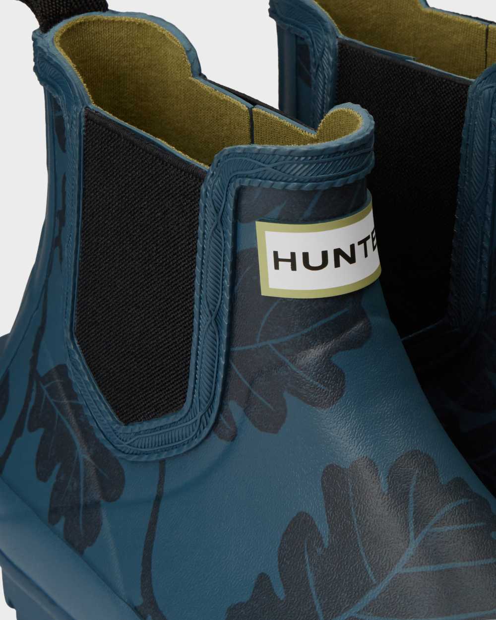 Hunter National Trust Norris Field Technical Women's Chelsea Boots NZ-45236R Blue